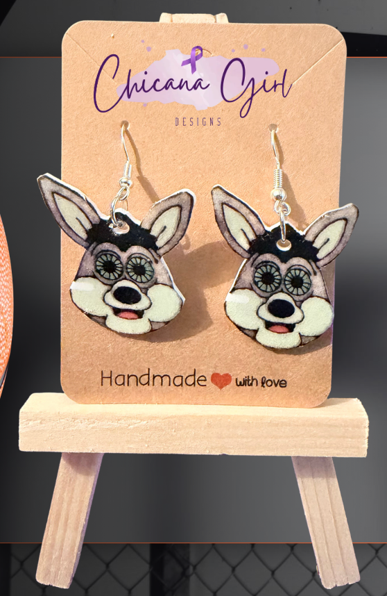 🐺 Cute Coyote Earrings